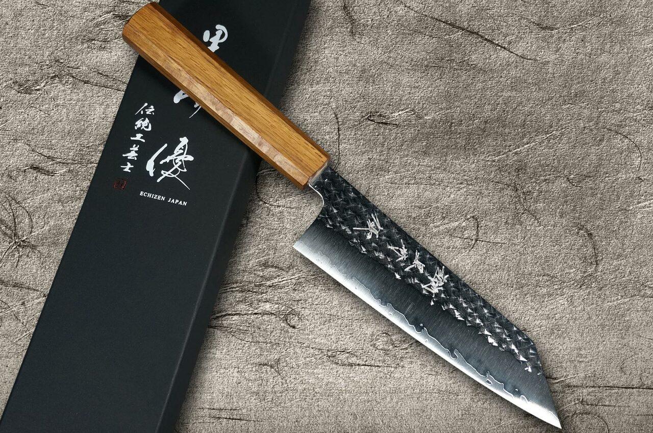 Yu Kurosaki R2(SG2) Hammered SENKO WA OK8M Japanese Chef's Bunka