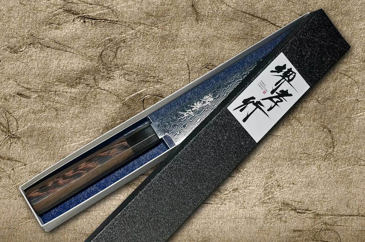 sakinaページ Sakai Takayuki GINGA ZA-18 69-Layer Damascus Japanese Chef's