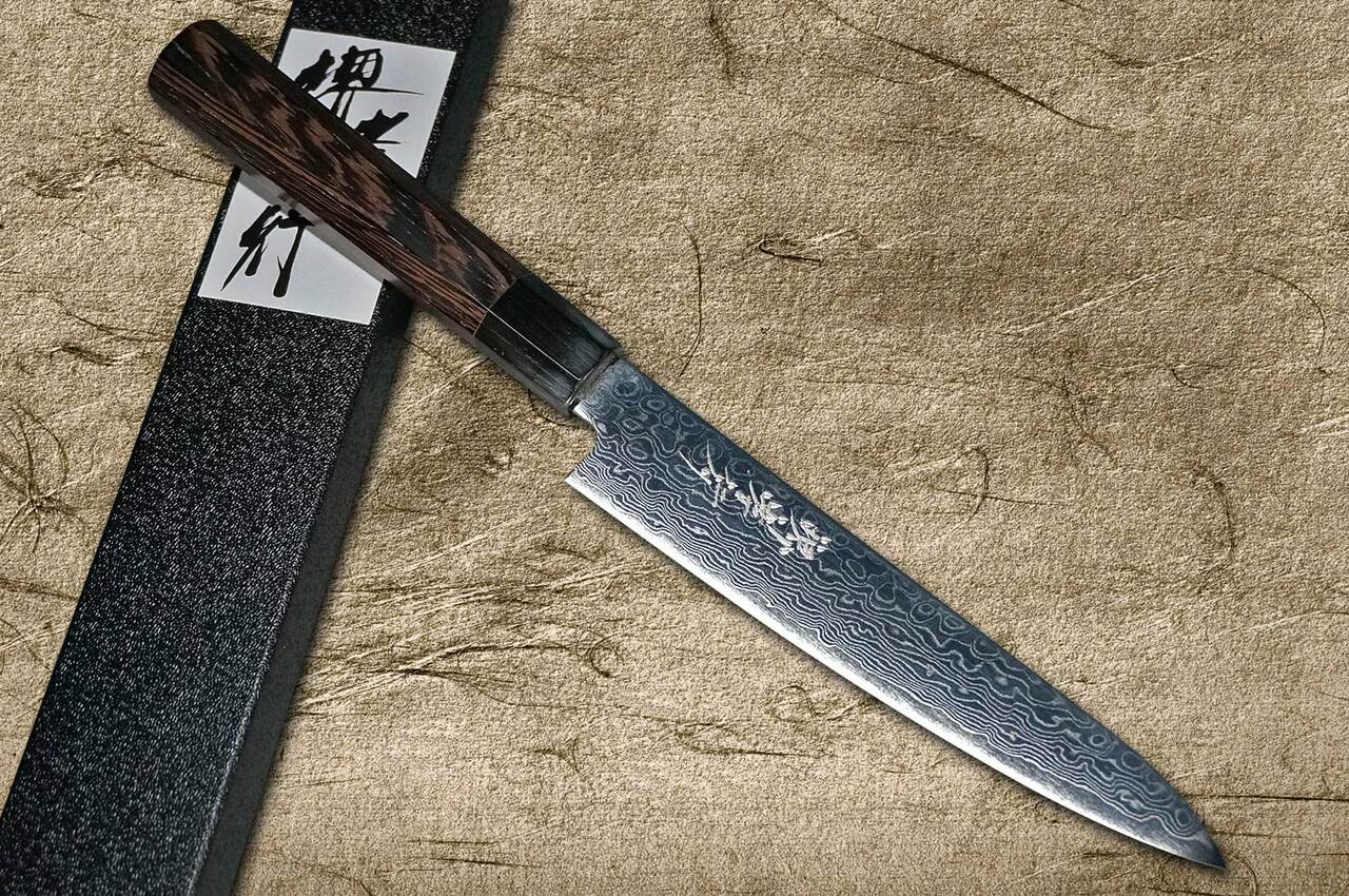Japanese Chef Knife- Kagekiyo – ZA18 – Black damascus Sizes: 24cm