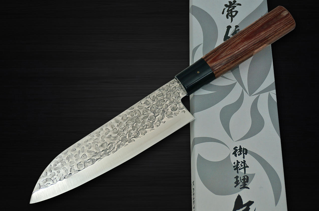 Panasonic - satokun Kanetsune KC-950 DSR-1K6 Stainless Hammered Japanese Chef's