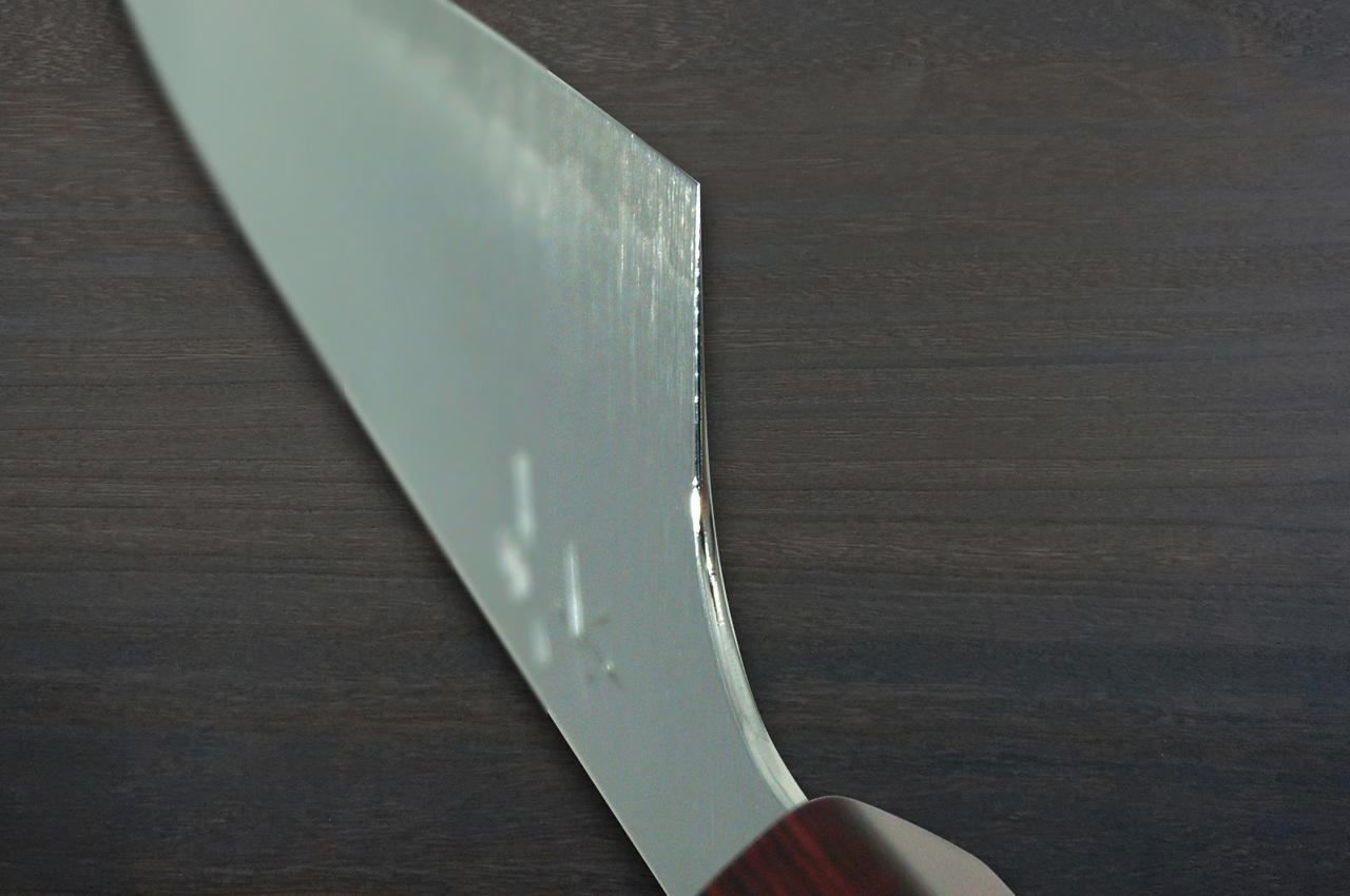 Kei Kobayashi R2 Special Finished RS8R Japanese Chef's Knife SET  (Gyuto210-Gyuto240-Slicer-Bunka-Santoku-Vegetable-Petty) with Red-Ring  Octagonal