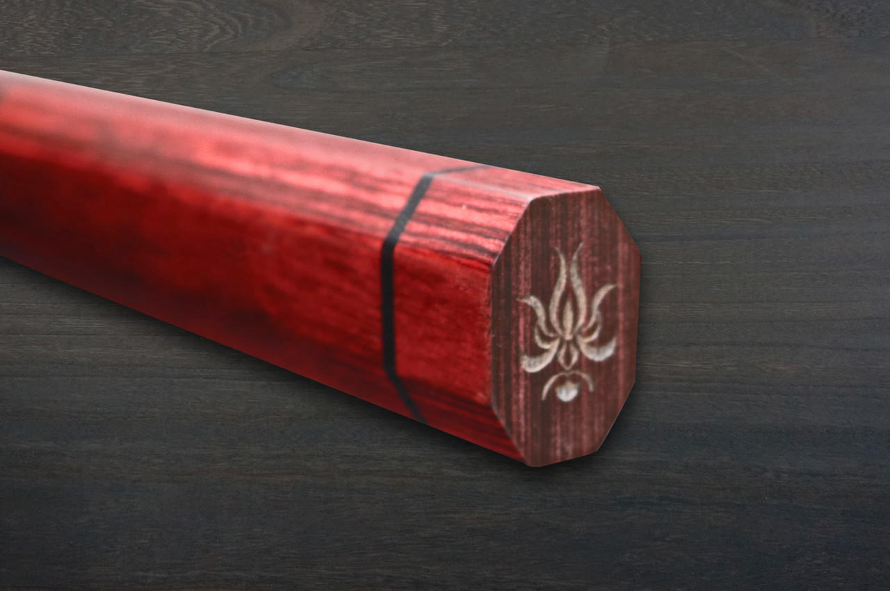 Kanetsune 63-Layer Damascus MINAMO-KAZE Japanese Chef's Santoku Knife 180mm with Dedicated Saya Sheath 