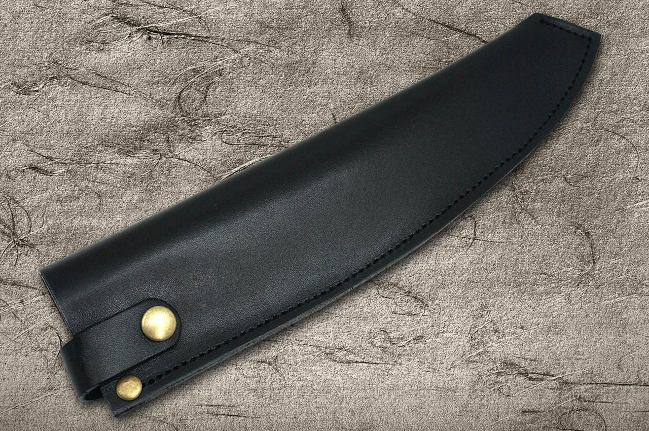 Natural Leather Knife Cover Saya Sheath Chef Knife(Gyuto) 210mm