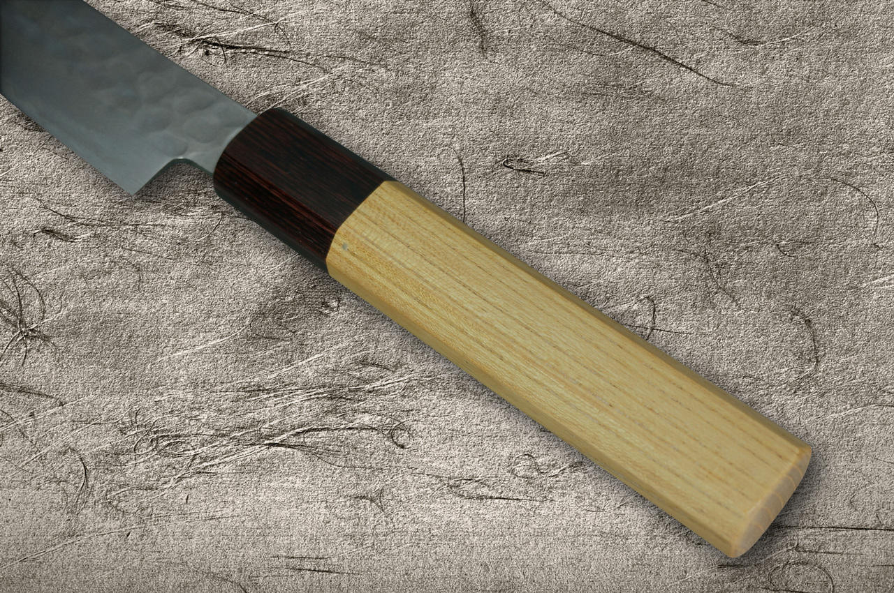 Sakai Takayuki 33-Layer VG10 Damascus Hammered WA Japanese Chef's Knife SET  (Gyuto210-Slicer-Nakiri-Petty150-Kengata Santoku)