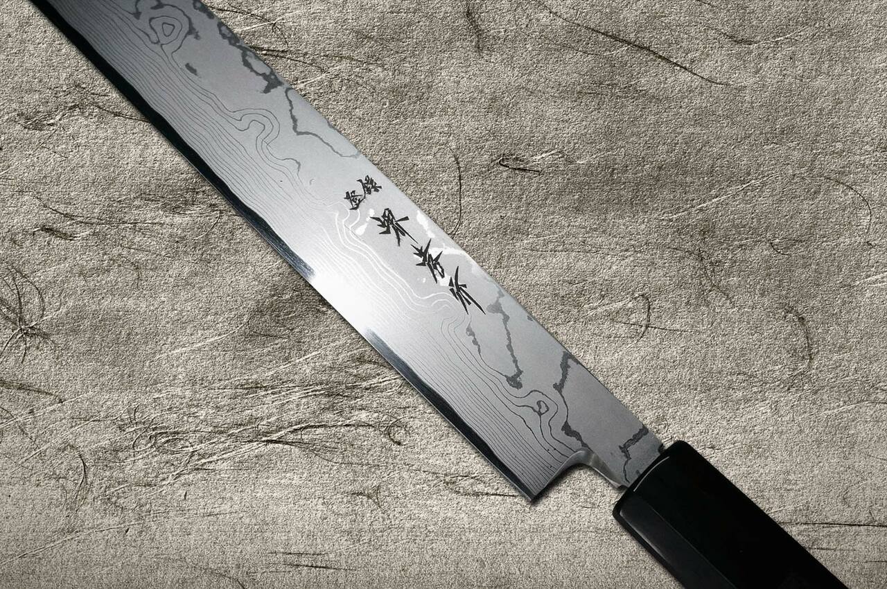 EDO SAKI Premium left-handed eel boning knife, 120 mm blade and