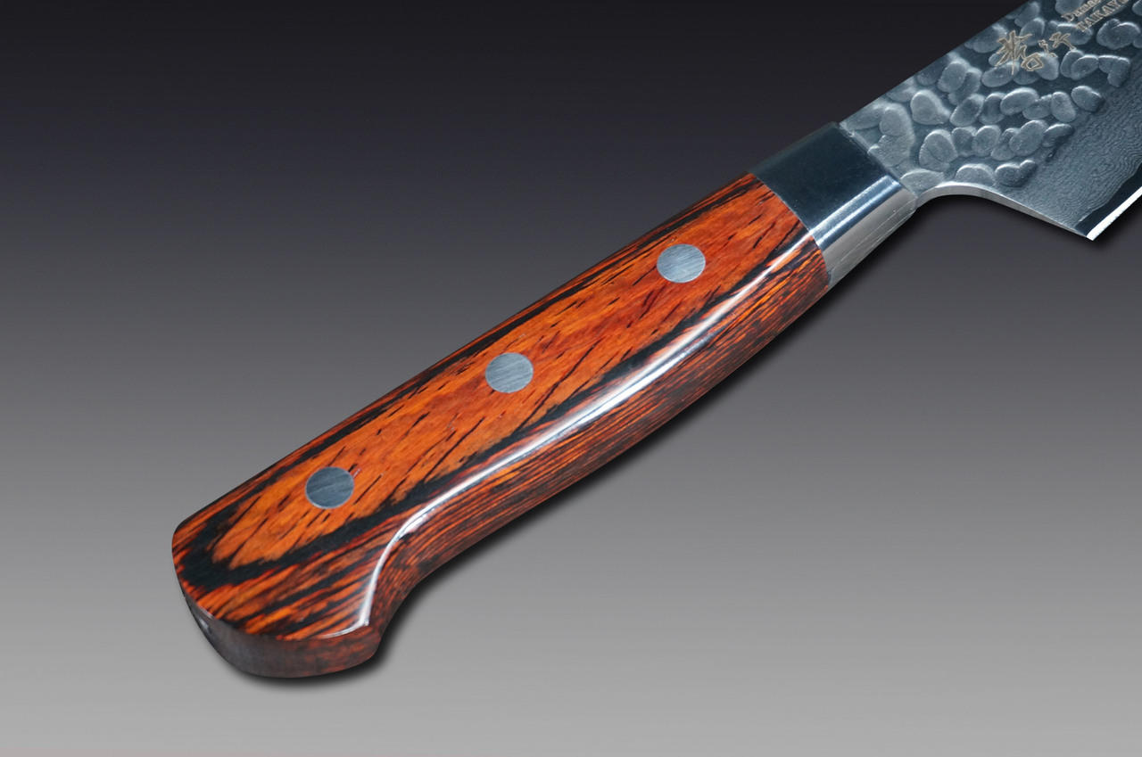 Sakai Takayuki 33-Layer VG10 Damascus Hammered Japanese Chefs HonesukiBoning 150mm