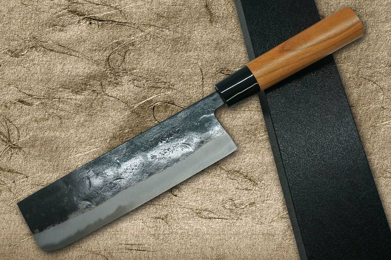 Daisuke Nishida Shirogami No.1 Kurouchi CHR Japanese Chef's Nakiri