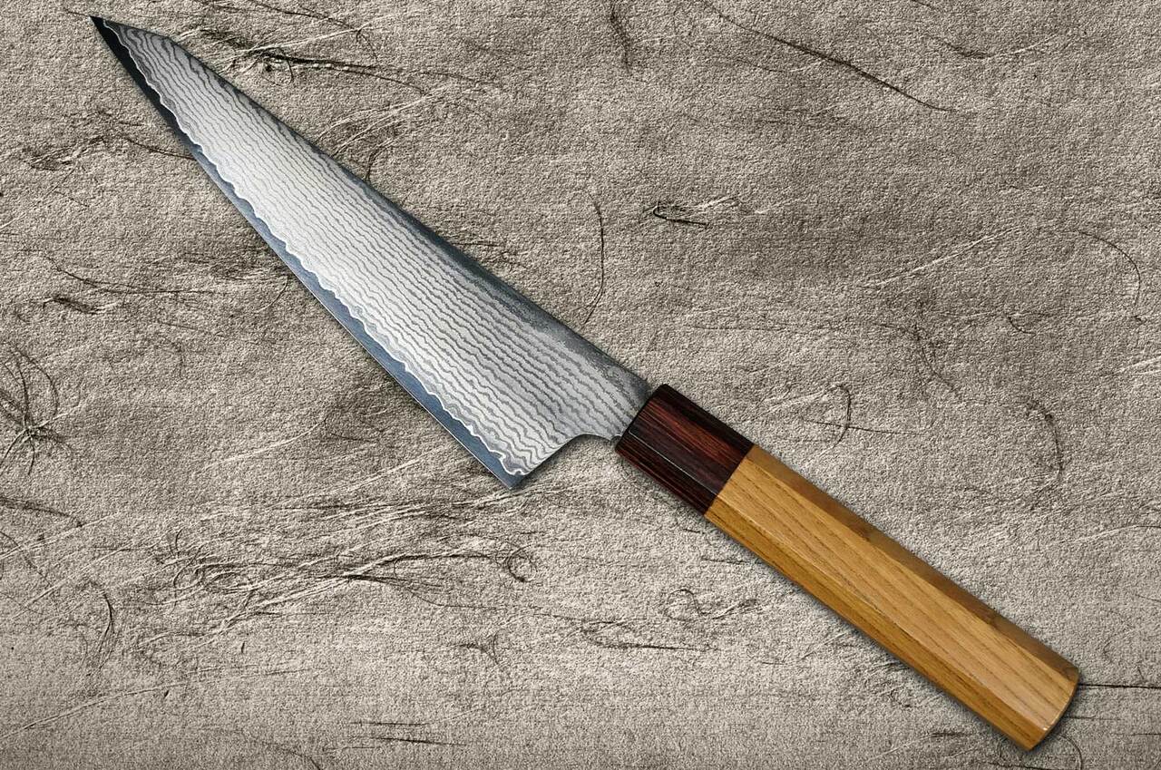 Sakai Takayuki 33-Layer VG10 Damascus Hammered WA Japanese Chef's Knife SET  (Gyuto210-Slicer-Nakiri-Honesuki180-Petty150-Steak Petty-Kengata  Gyuto-Kengata Santoku-Santoku)