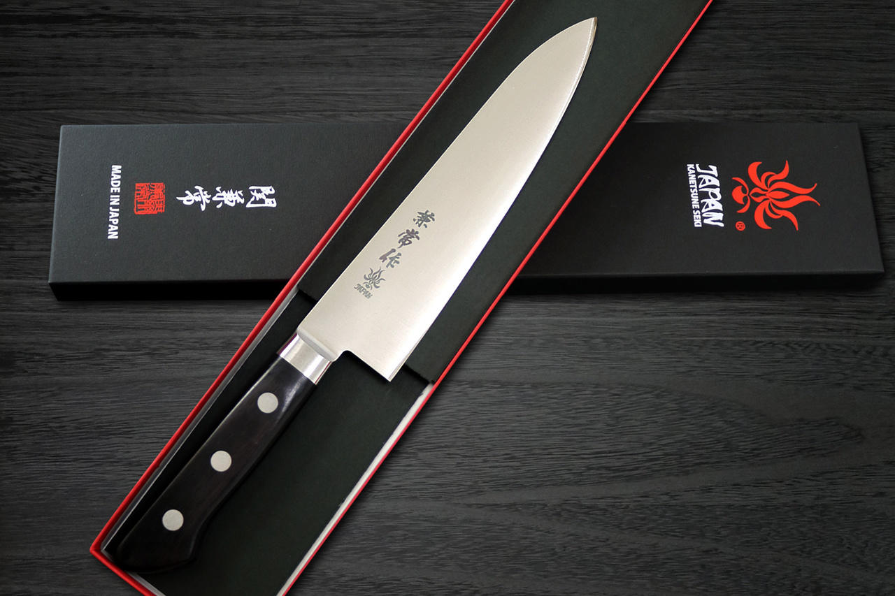 Kanetsune KC-950 DSR-1K6 Stainless Hammered Japanese Chef's Knife