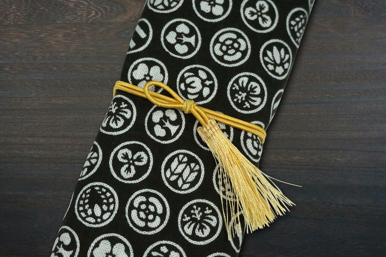 Gift Wrapping Japanese Tenugui (Designed Cloth) and Message
