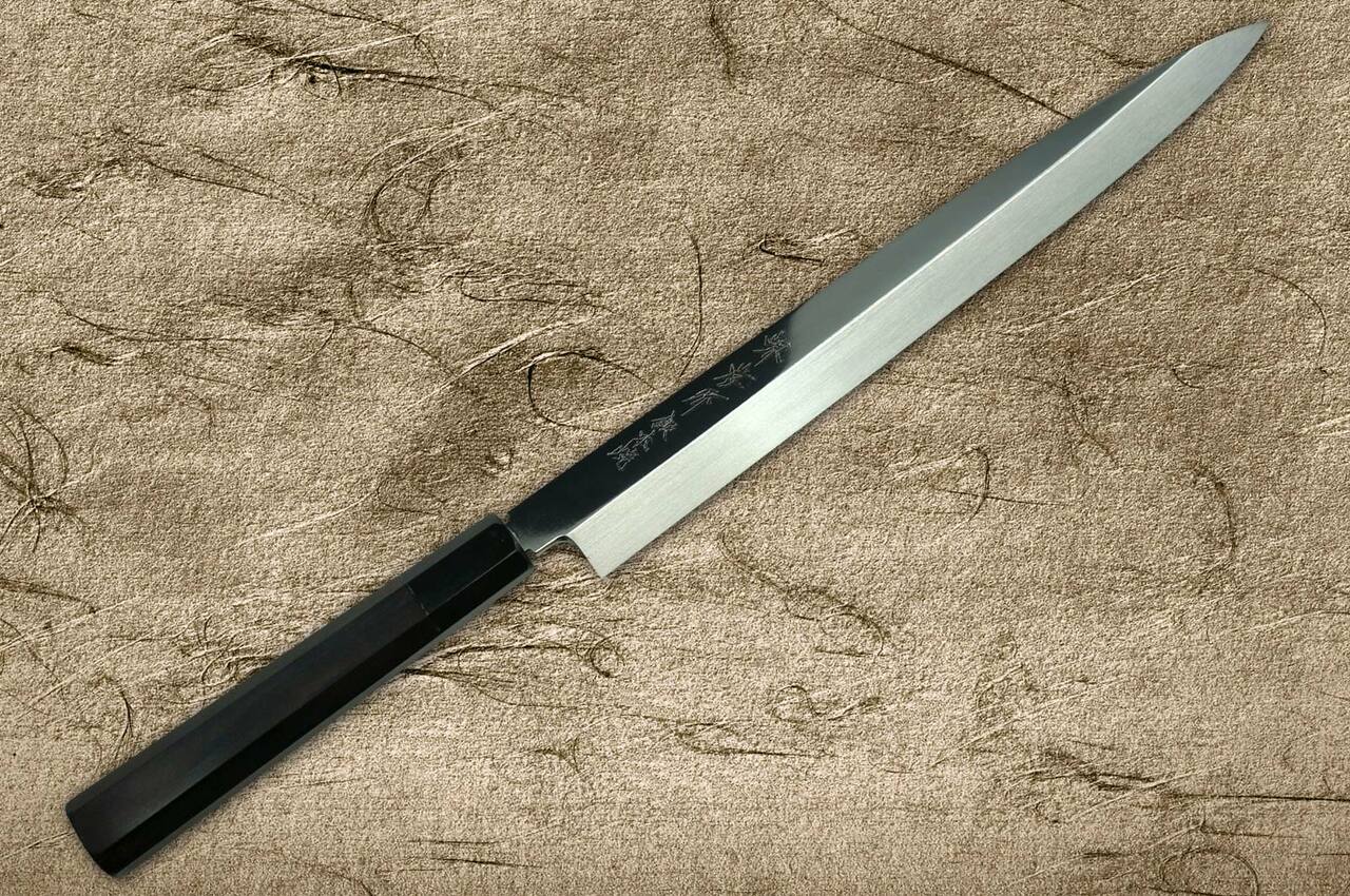 堺孝行GINKON Honyaki Ginsan 日本厨师用柳叶轮（生鱼片） 270mm