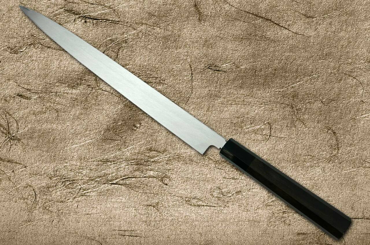 最安値】 尺 柳 290㎜ 日本製 Japanese professional YANAGI fishknife HONYAKI 刺身包丁 -  geilolia.no