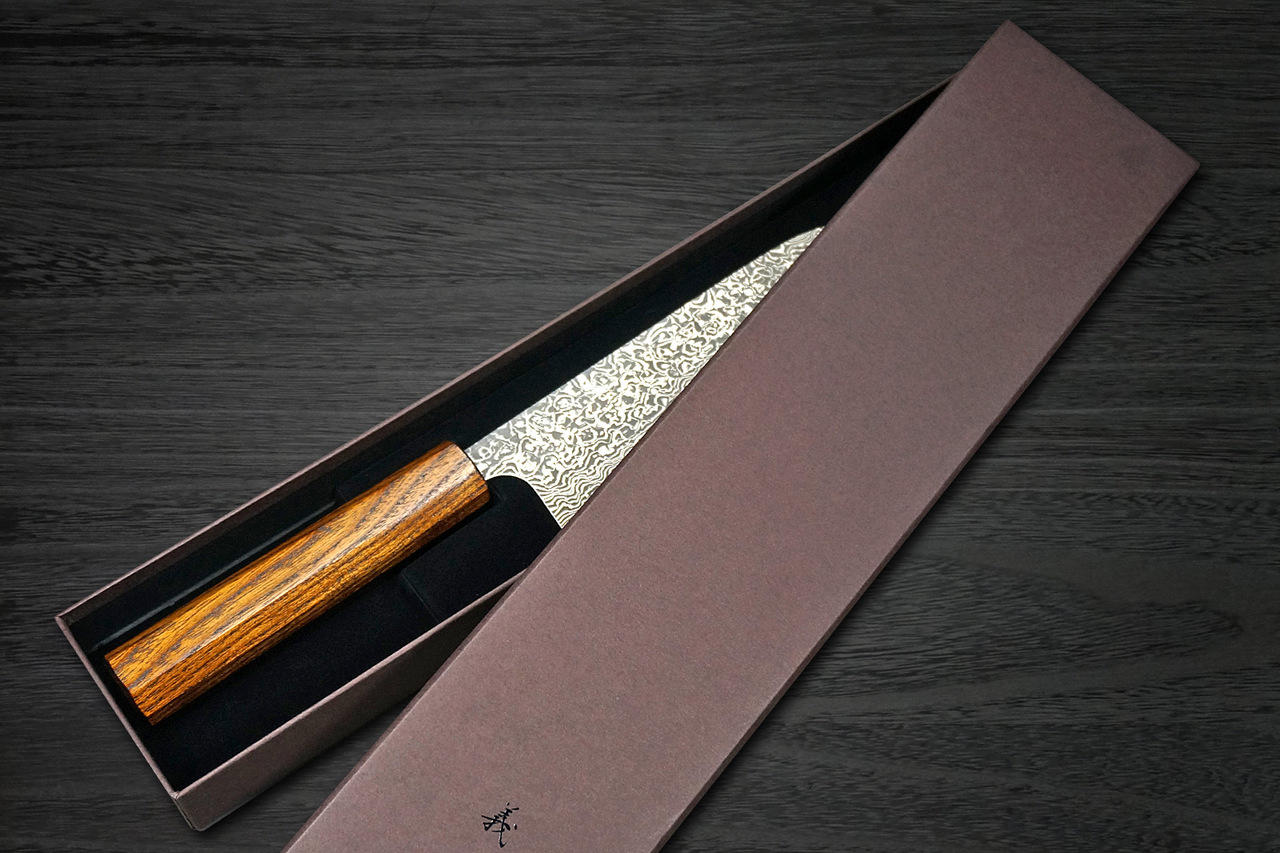 yoshiro sakai Yoshimi Kato 63 Layer VG10 Black Damascus EJ8B Japanese