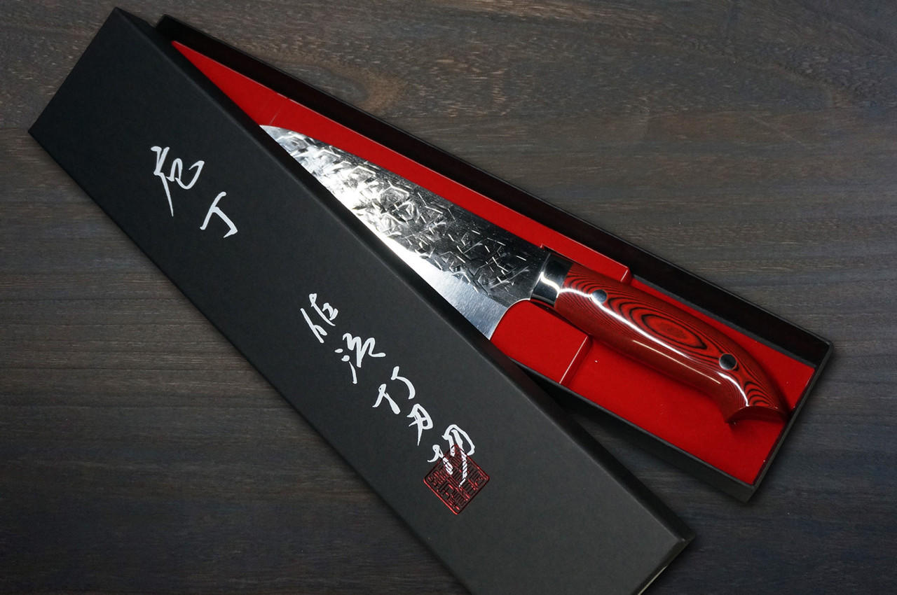 Takeshi Saji SRS13 Mirror Hammered NNM Japanese Chef's
