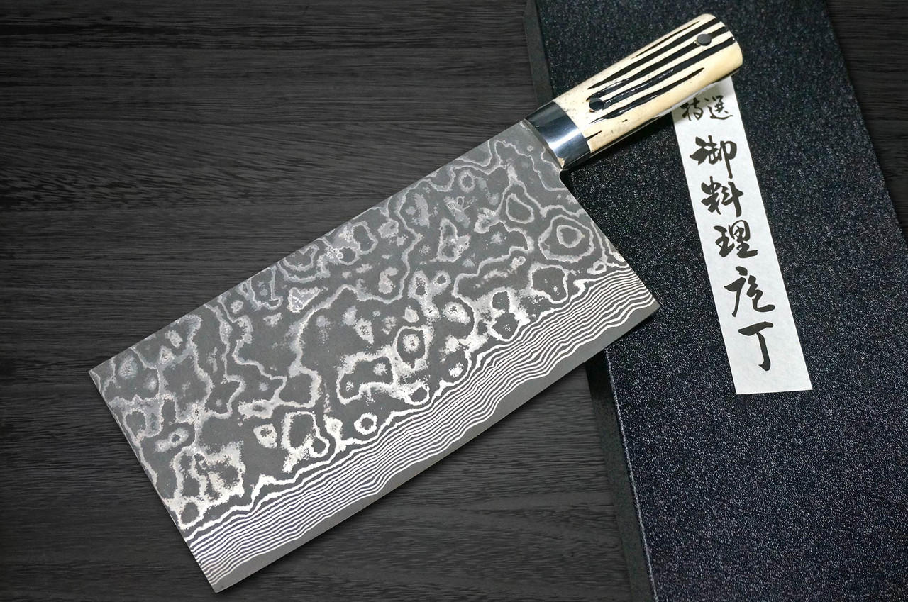 Takeshi Saji R2(SG2) Black Damascus IR Japanese Chef's Chinese