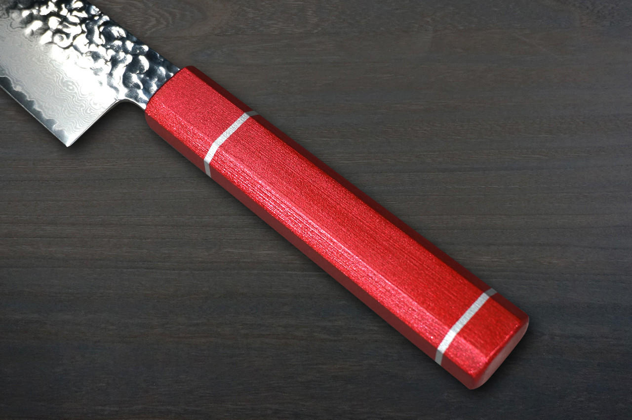 Sakai Takayuki 33-Layer VG10 Damascus Urushi Chefs NakiriVegetable 160mm with Japanese Lacquered Oak Handle KOUSEKI