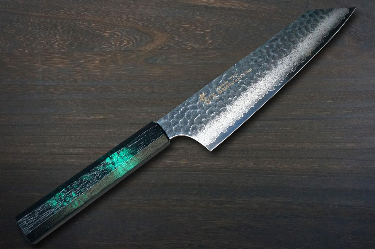 https://cdn11.bigcommerce.com/s-attnwxa/images/stencil/original/products/5477/214862/sakai-takayuki-33-layer-vg10-damascus-nanairo-chefs-kengata-gyuto-knife-190mm-abs-resin-handle-green-tortoiseshell__83697.1668976484.jpg?c=2&imbypass=on&imbypass=on