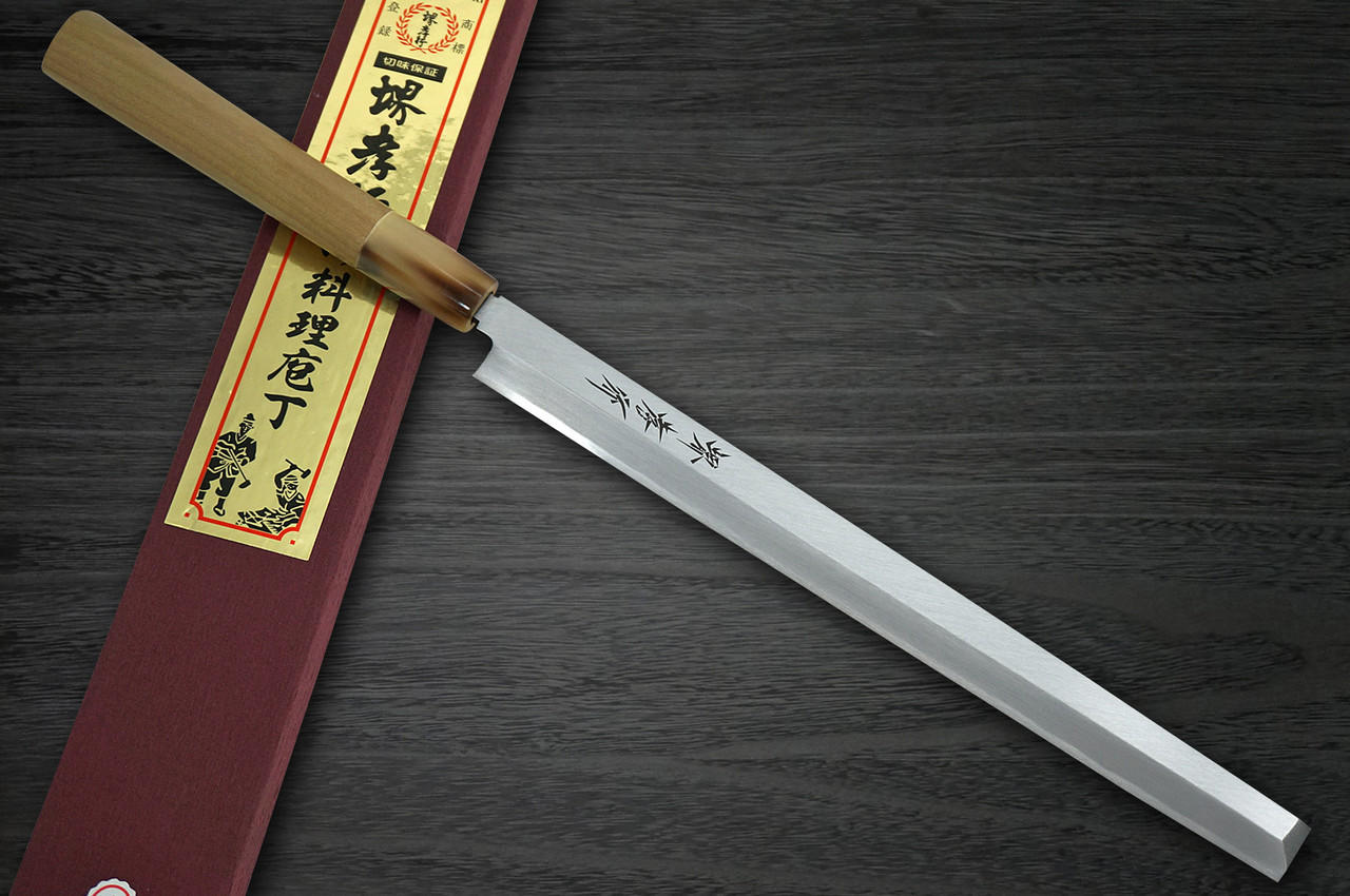 堺孝行霞鸟水牛镡日本厨师用章鱼镡（生鱼片） 270mm |日本刀