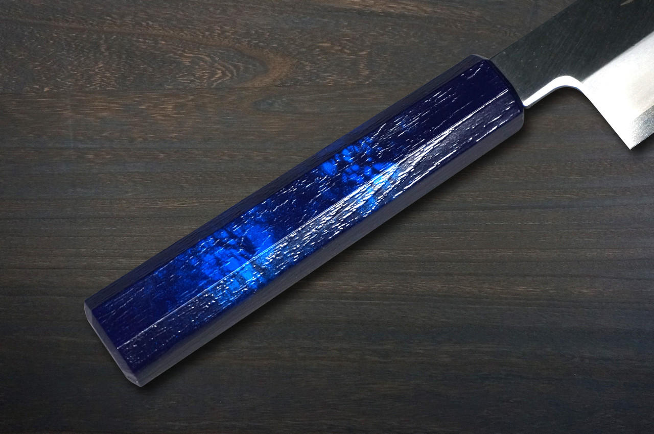 Sakai Takayuki INOX Japanese-style Nanairo Chef's Usuba(Vegetable) 165mm ABS Resin Handle [Blue-Tortoiseshell] 