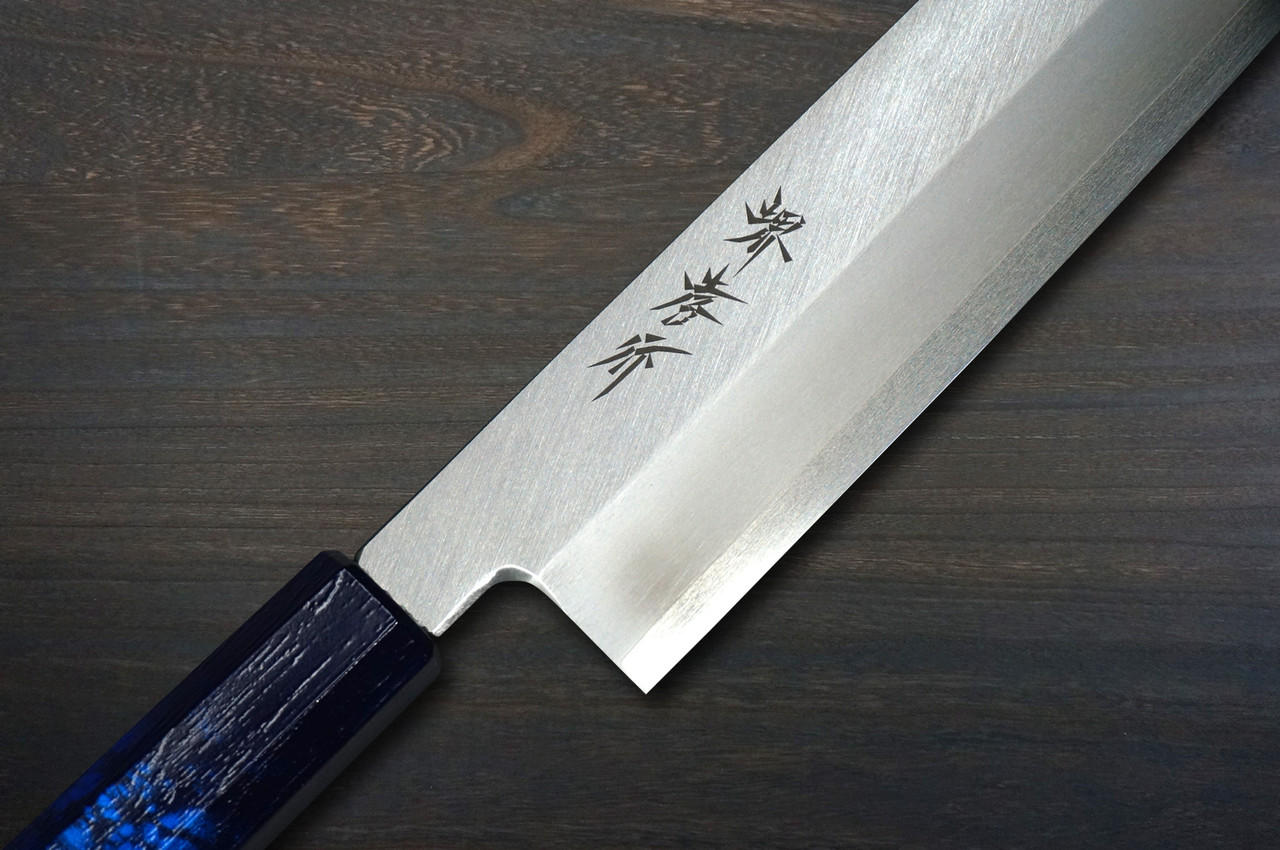 Sakai Takayuki INOX Japanese-style Nanairo Chef's Usuba(Vegetable) 165mm ABS Resin Handle [Blue-Tortoiseshell] 