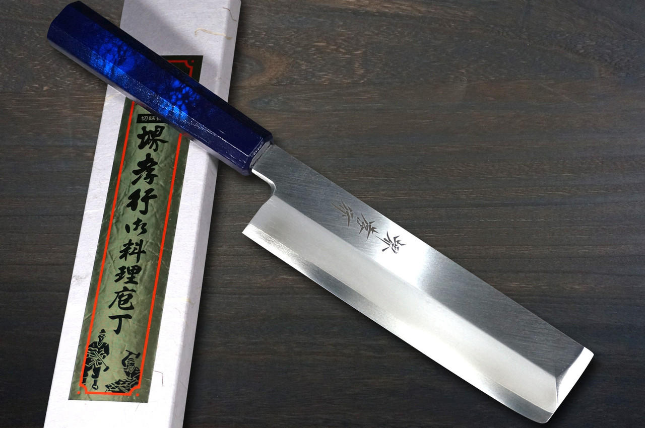 Sakai Takayuki INOX Japanese-style Nanairo Chef's Usuba(Vegetable) 165mm ABS Resin Handle [Blue-Tortoiseshell] 