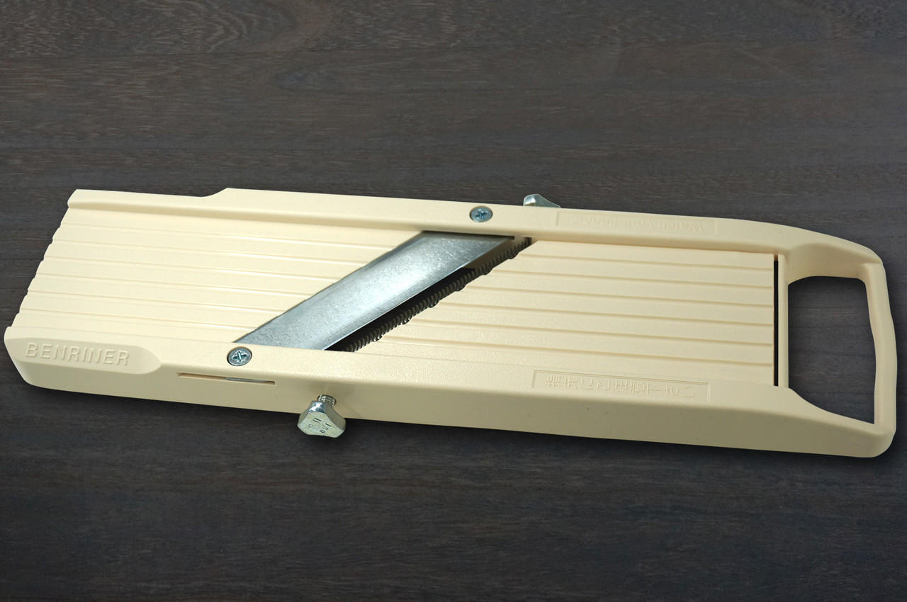 Benriner Japanese Mandolin All-Purpose Vegetable Slicer (Classic Series) with Catch Tray 