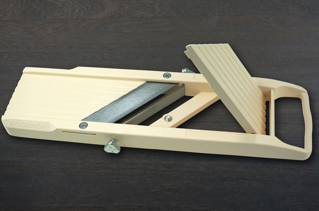 Benriner Japanese Mandolin All-Purpose Vegetable Slicer (Classic Series) with Catch Tray 