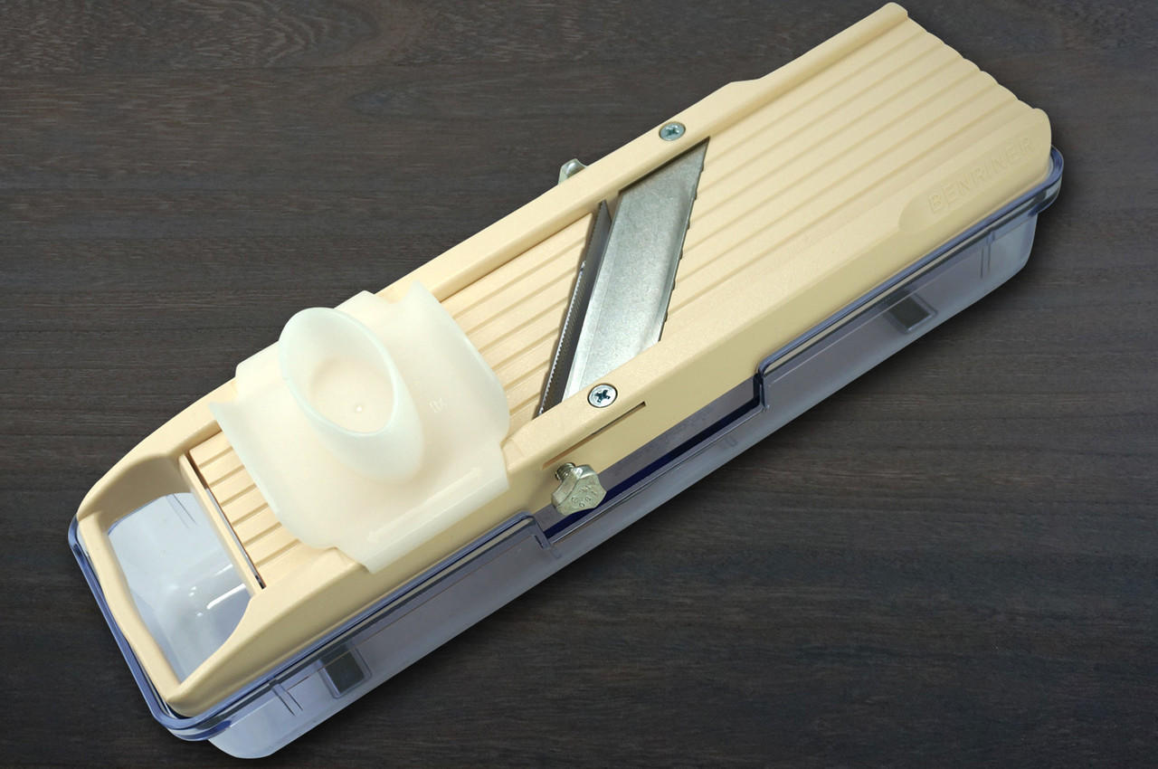 Benriner Japanese Mandolin All-Purpose Vegetable Slicer (Classic Series) with Catch Tray 