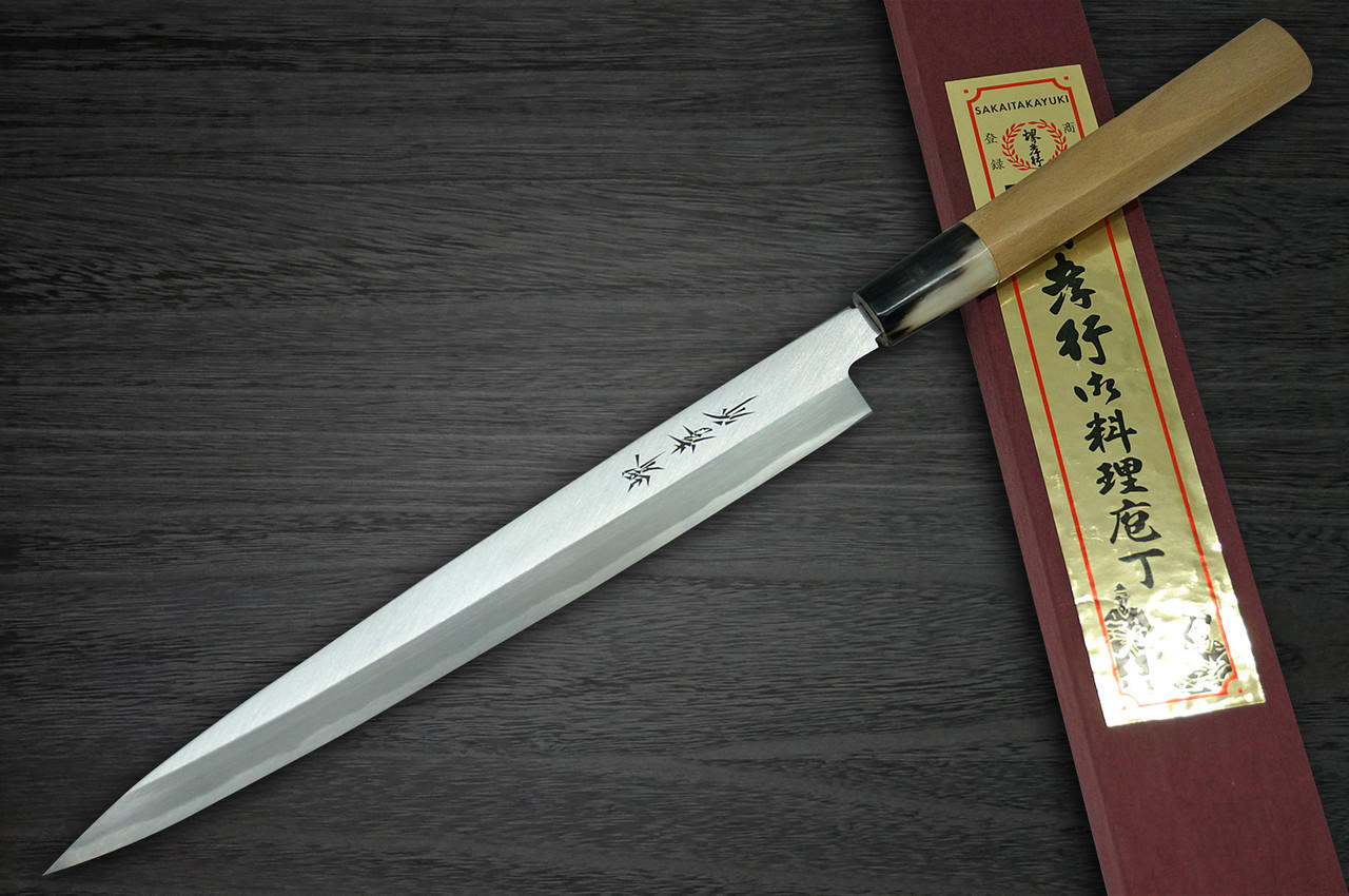 堺孝行 霞研 ふぐ引Sashimi knife 堺孝行 霞研 ふぐ引Sashimi knife