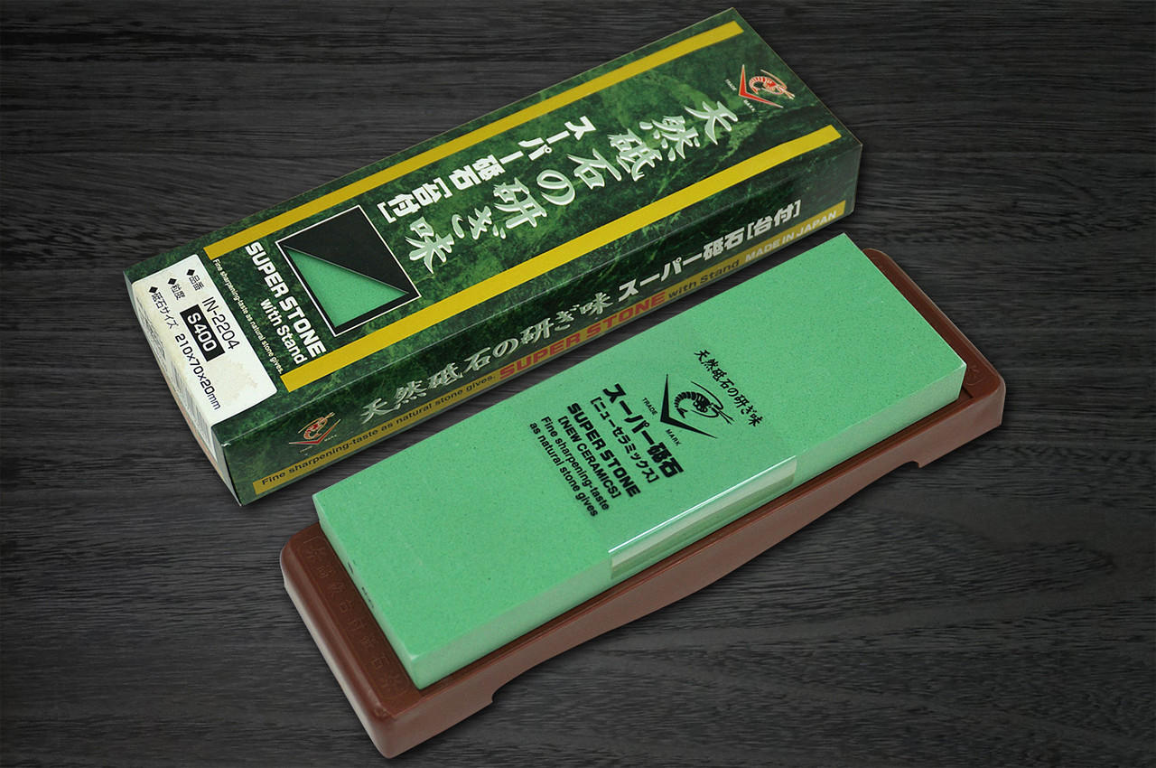 Naniwa Goken New Medium Whetstone #800 - Professional Sharpening Stone 8.3" X 2.8" For Knives & Tools