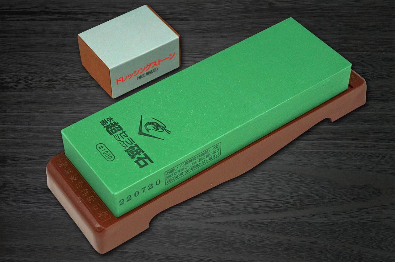 Naniwa Chosera Ceramic Waterstone (Whetstone) with Stand and