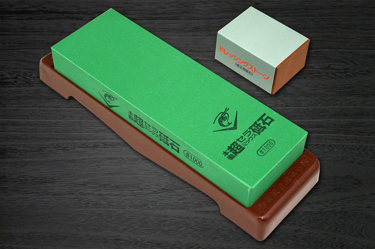 Naniwa Chosera Ceramic Waterstone (Whetstone) with Stand and