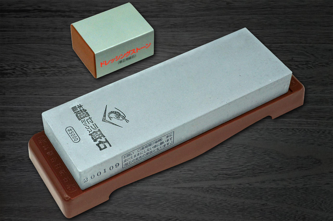 Naniwa Chosera Ceramic Waterstone (Whetstone) with Stand and Nagura  Dressing Stone [SS-5000]