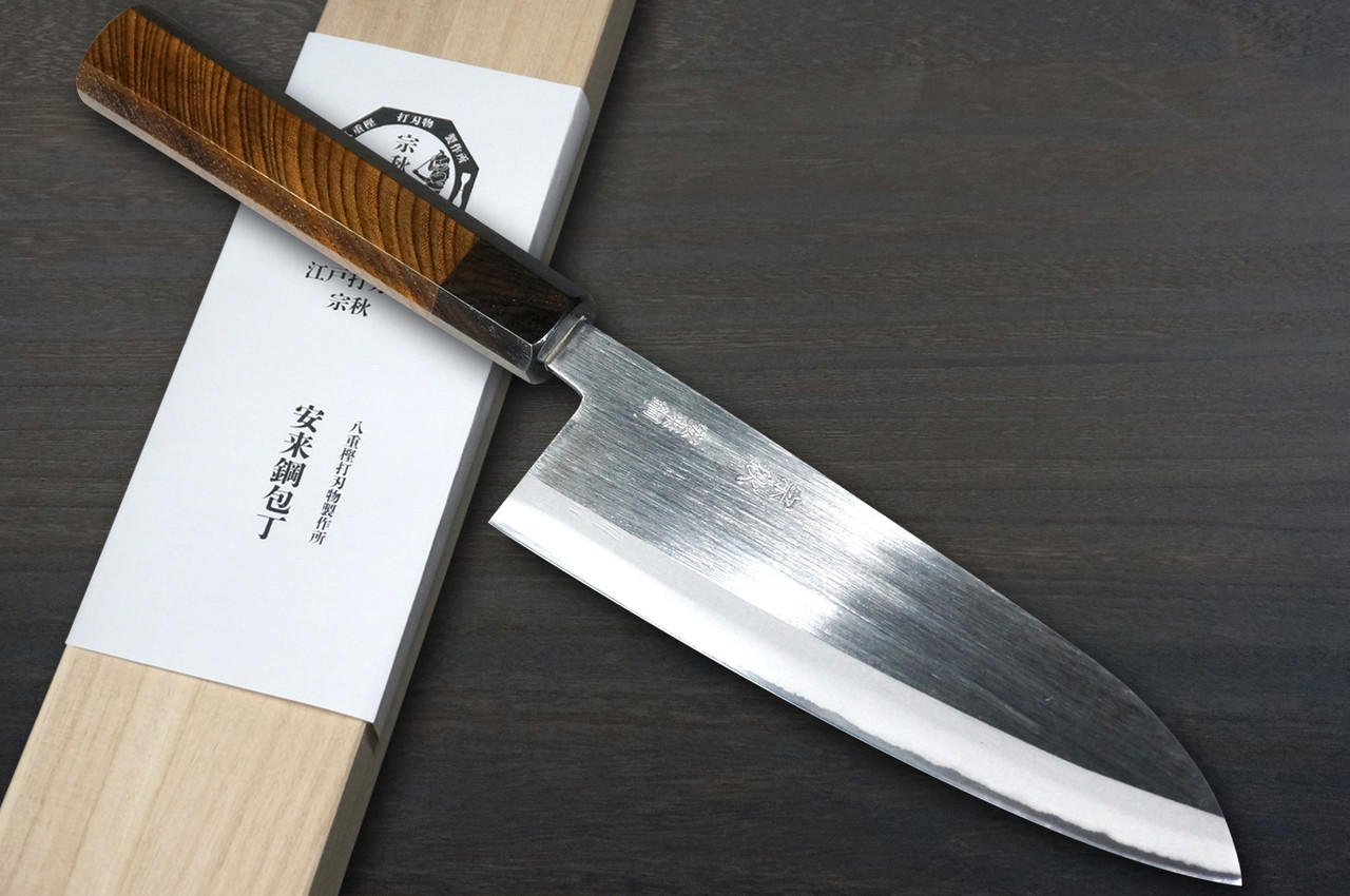 Muneaki YASUGI White Steel Migaki Japanese Chef's Gyuto Knife