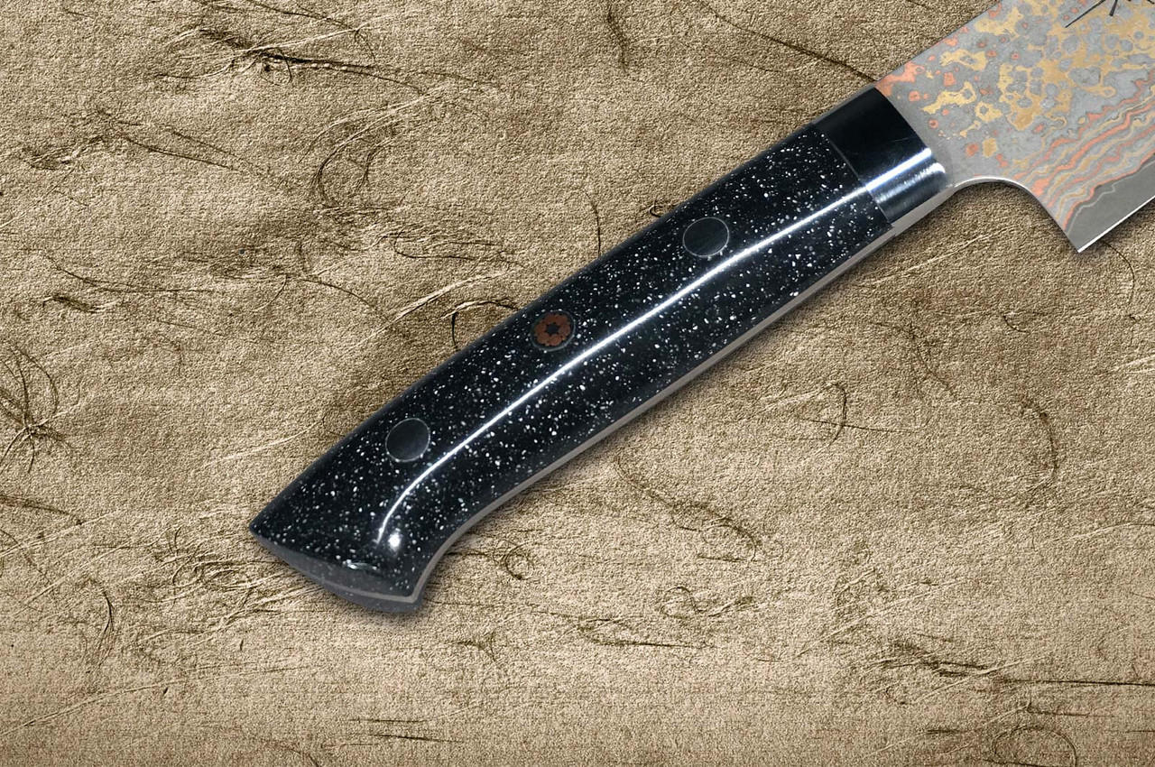 Black Corian Marble 9 Inch Chef Knife