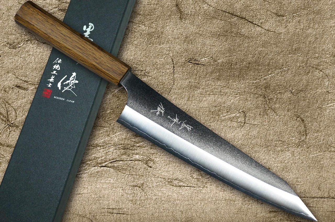 Japanese knives Kurosaki VG-XEOS NEW WA OK8M Japanese Chef's Gyuto Knife 210mm Urushi Lacquered Oak Handle