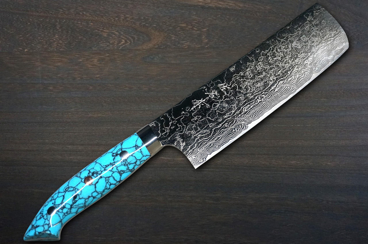 佐治武R2 钻石抛光大马士革TCA-NNM 日本厨师用中村特别款170mm