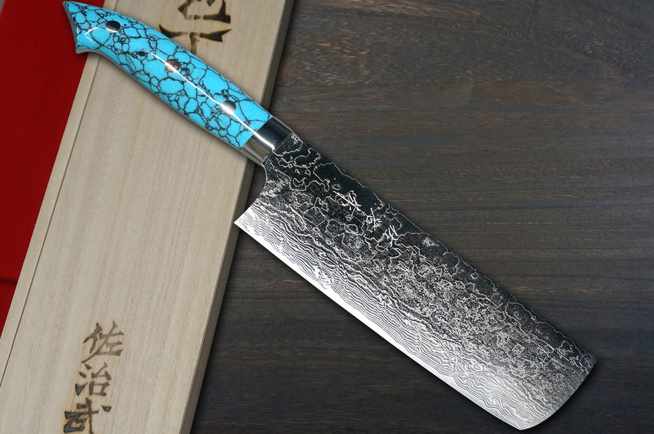 佐治武R2 钻石抛光大马士革TCA-NNM 日本厨师用中村特别款170mm
