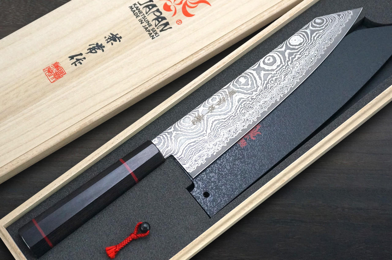 Kiritsuke Damascus Gyuto: Handmade Japanese Style Chef Knife