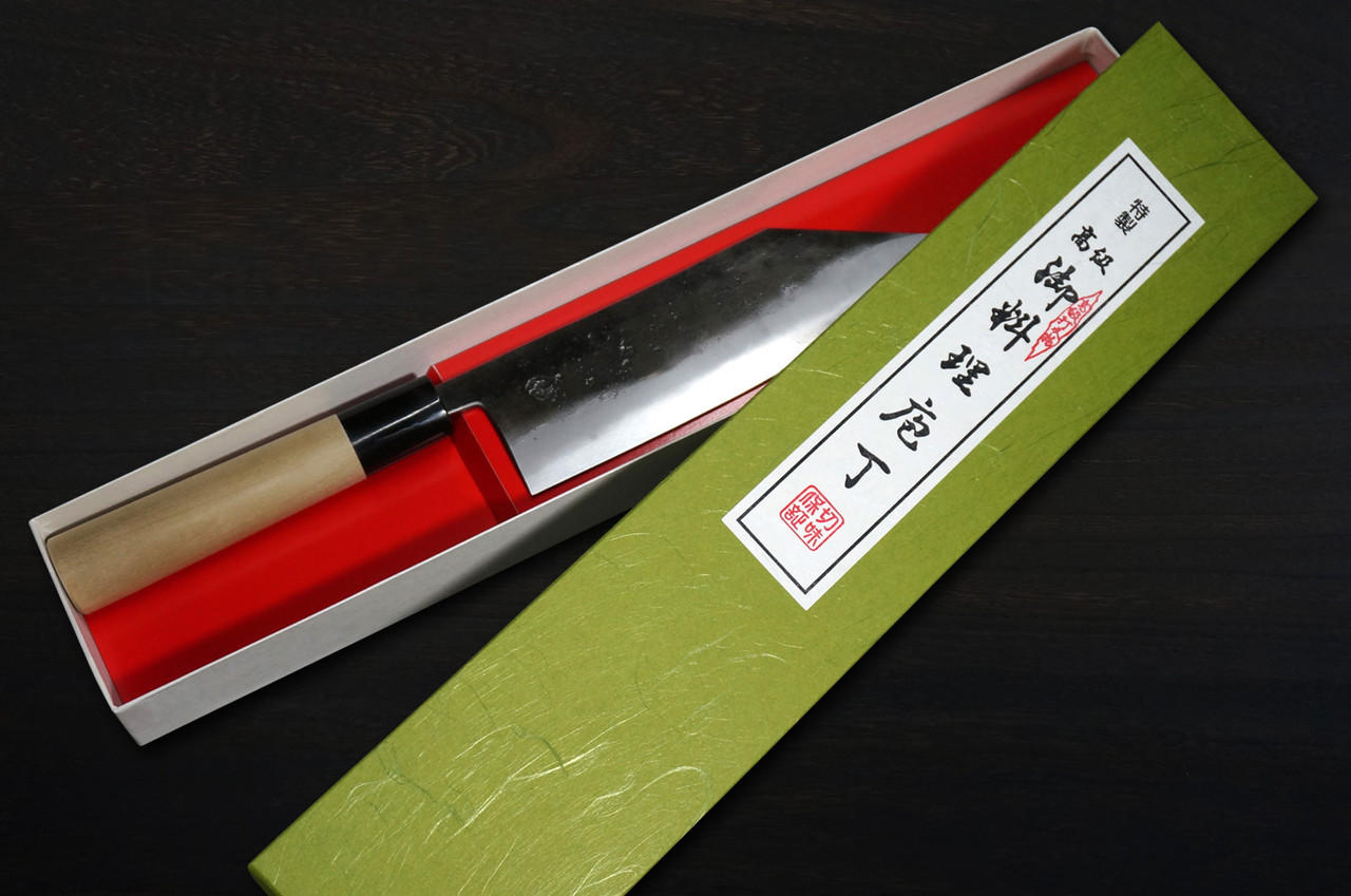 Miyazaki Kajiya Aogami No.2 Kurouchi Japanese Chef's TSUBAKI