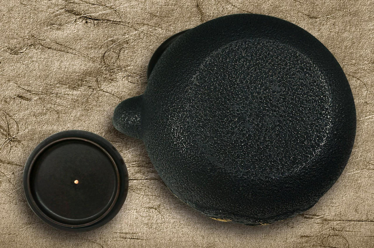 Tetsugi日本铁壶茶壶高级1.2L SHOKAKU Crane & Pine in