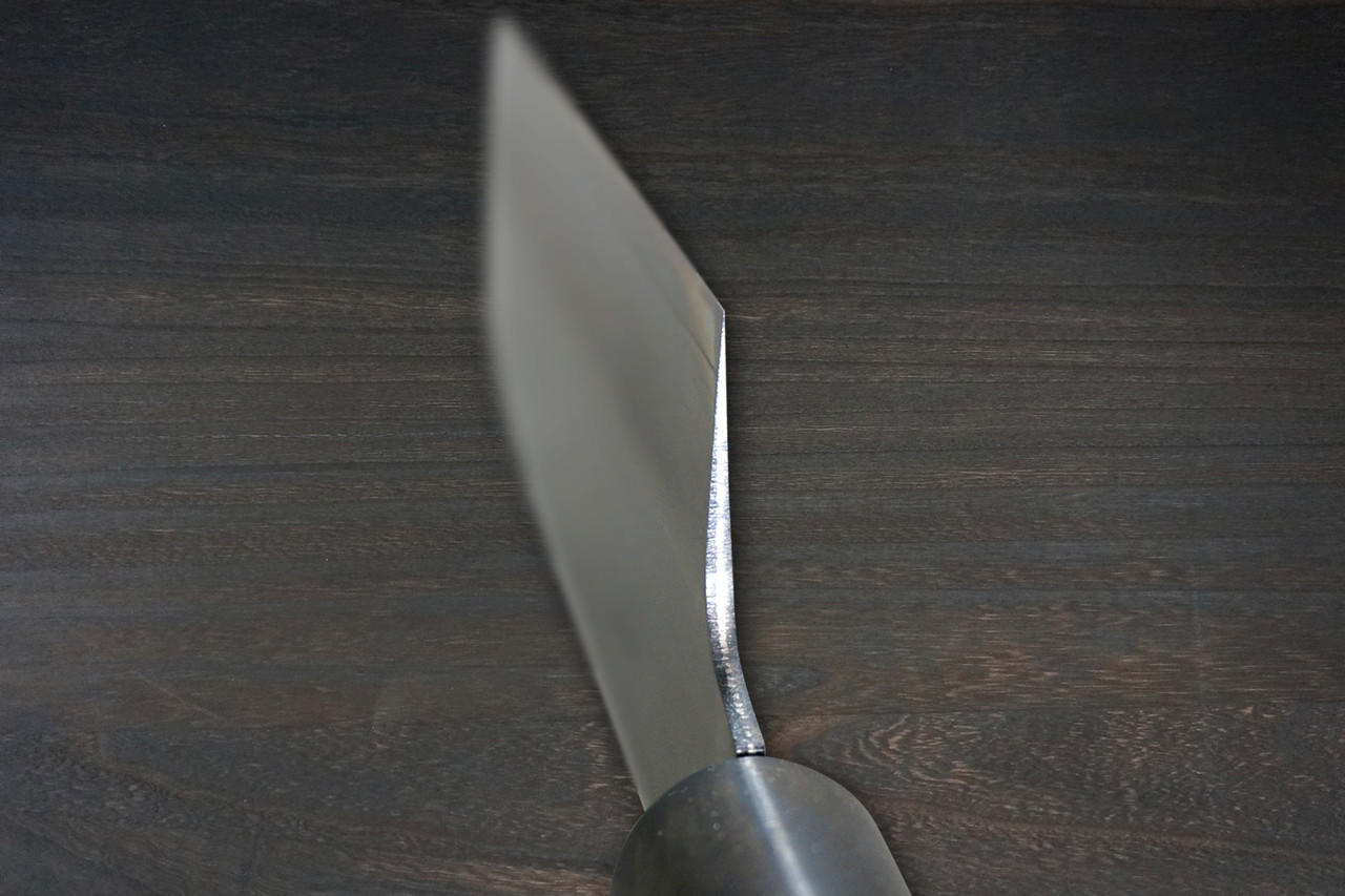 Misuzu VG10 Brass-Urushi  Japanese Chef's Nakiri(Vegetable) 170mm with Lacquered Magnolia Handle 