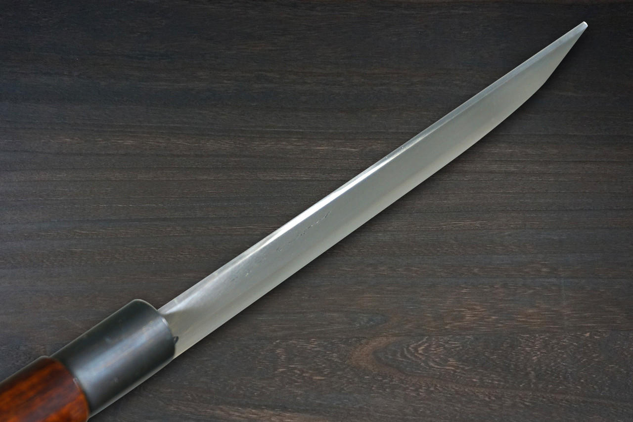 Misuzu VG10 Brass-Urushi  Japanese Chef's Nakiri(Vegetable) 170mm with Lacquered Magnolia Handle 