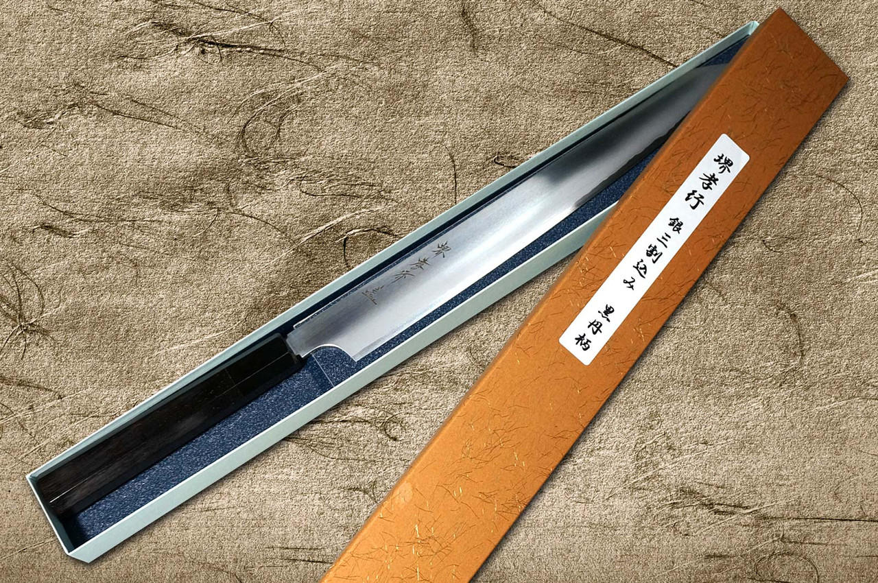 大木special Sakai Takayuki Ginsan Warikomi Ebony Handle Japanese Chef's