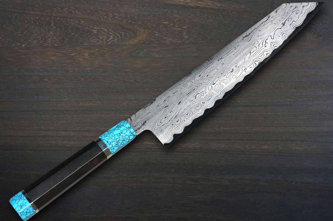 Satoshi Nakagawa Aogami#1 Damascus EBTCA2 Japanese Chef's