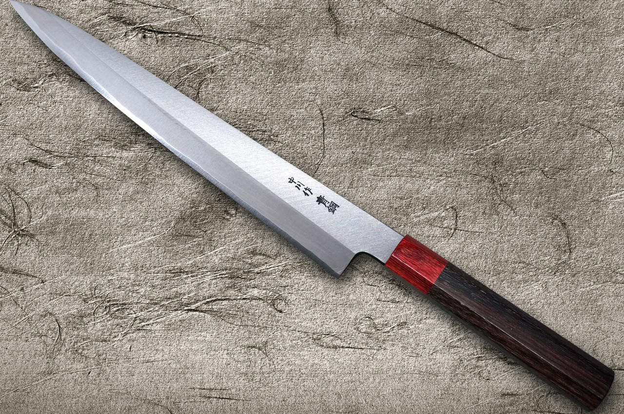 Satoshi Nakagawa Aogami #2 Migaki RS8R Japanese Chef's Slicer