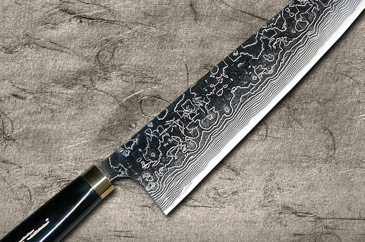Takeshi Saji Makie-Art R2(SG2) Mirrored Damascus Japanese