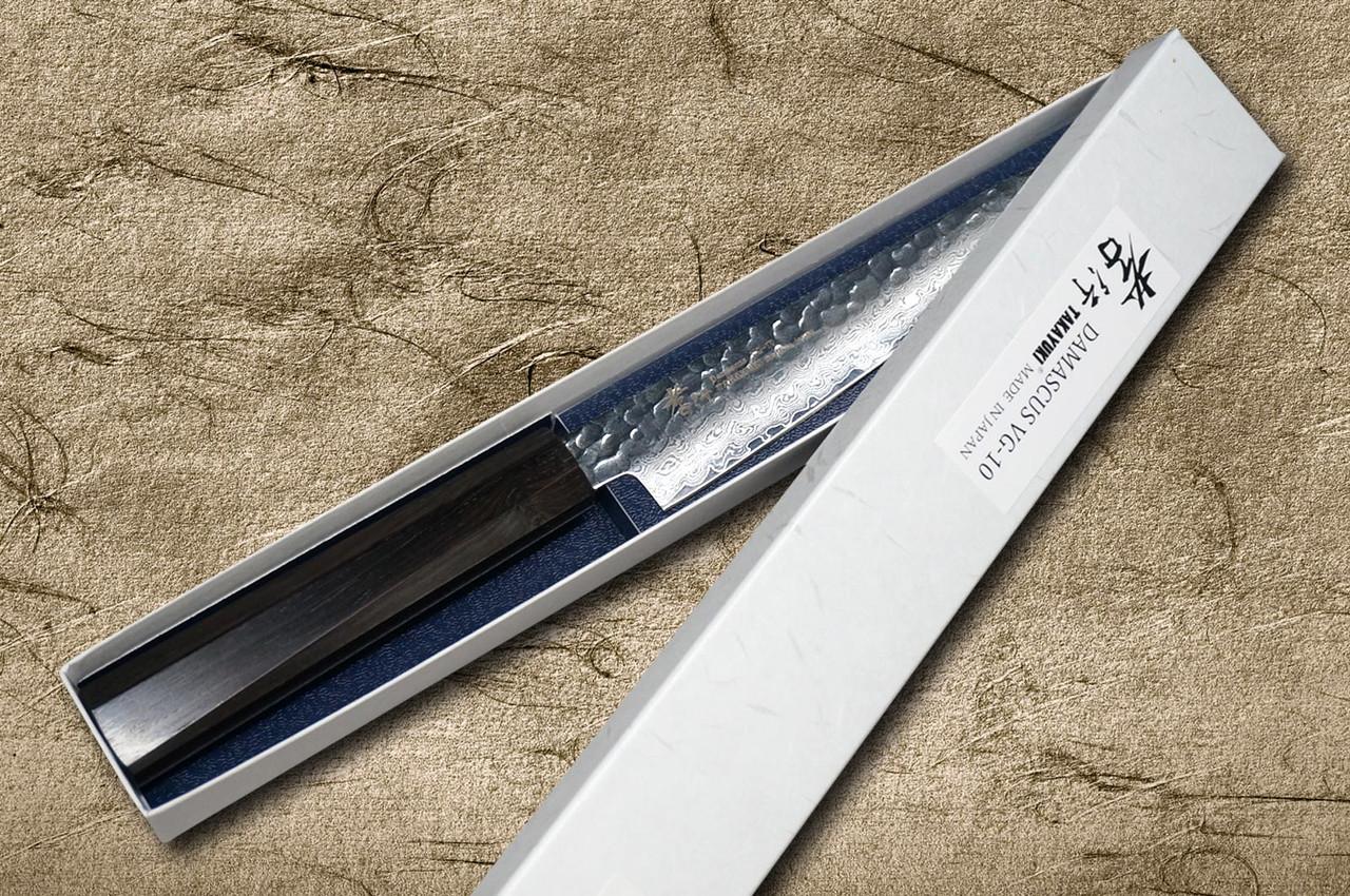 Sakai Takayuki 33-Layer VG10 Damascus Ebony Chef's Petty Knife