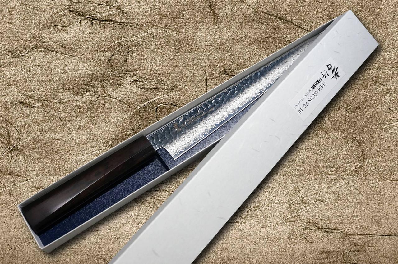 sakiページ Sakai Takayuki 33-Layer VG10 Damascus Indigo Japan-Blue