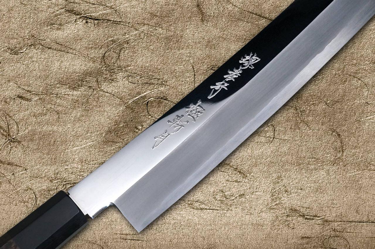 日本銀行 5文銭 171年 騎馬武者 堺孝行残月银三日本厨师切付柳刃（刺身）360毫米双水牛角环乌木